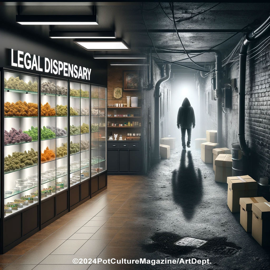 Late-Night Buzz: Legal vs. Underground – The Real Weed War